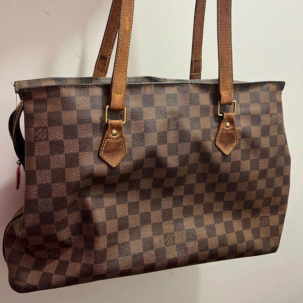 Louis Vuitton Vintage Damier Ebene Centenair Columbine Tote - Picture 2 of 16